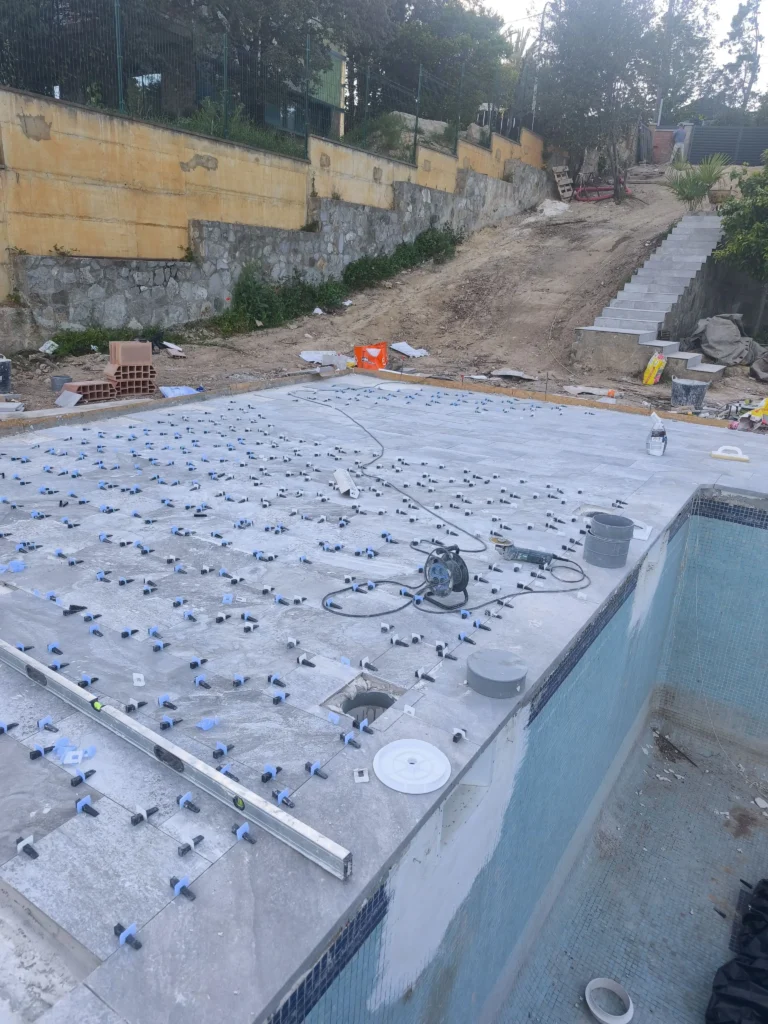 reforma de solera y piscina cataluña